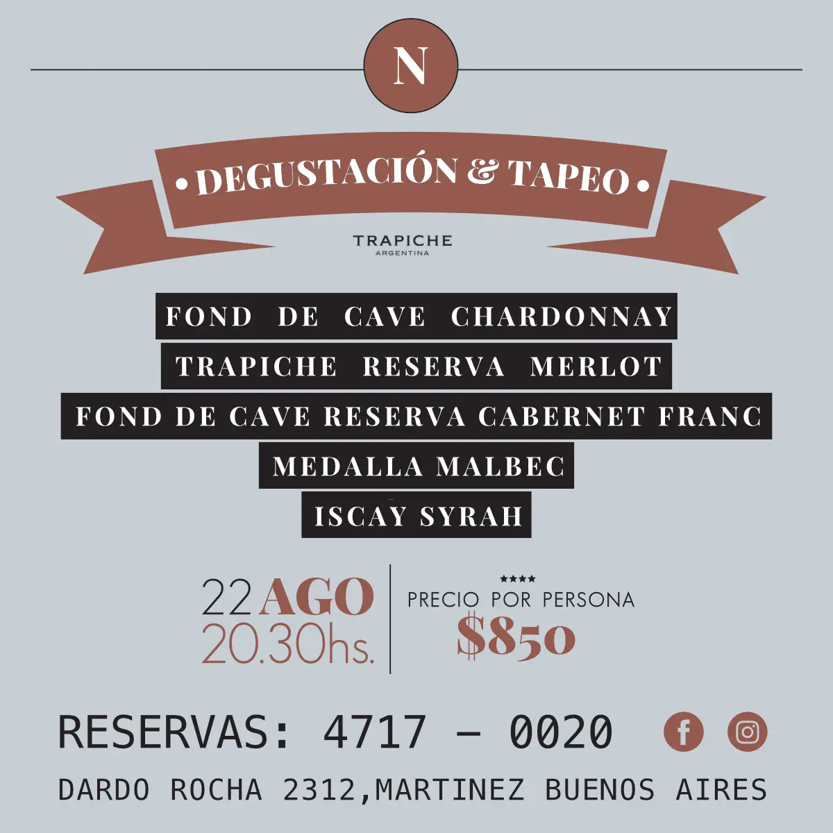 Flyer Trapiche NIZA