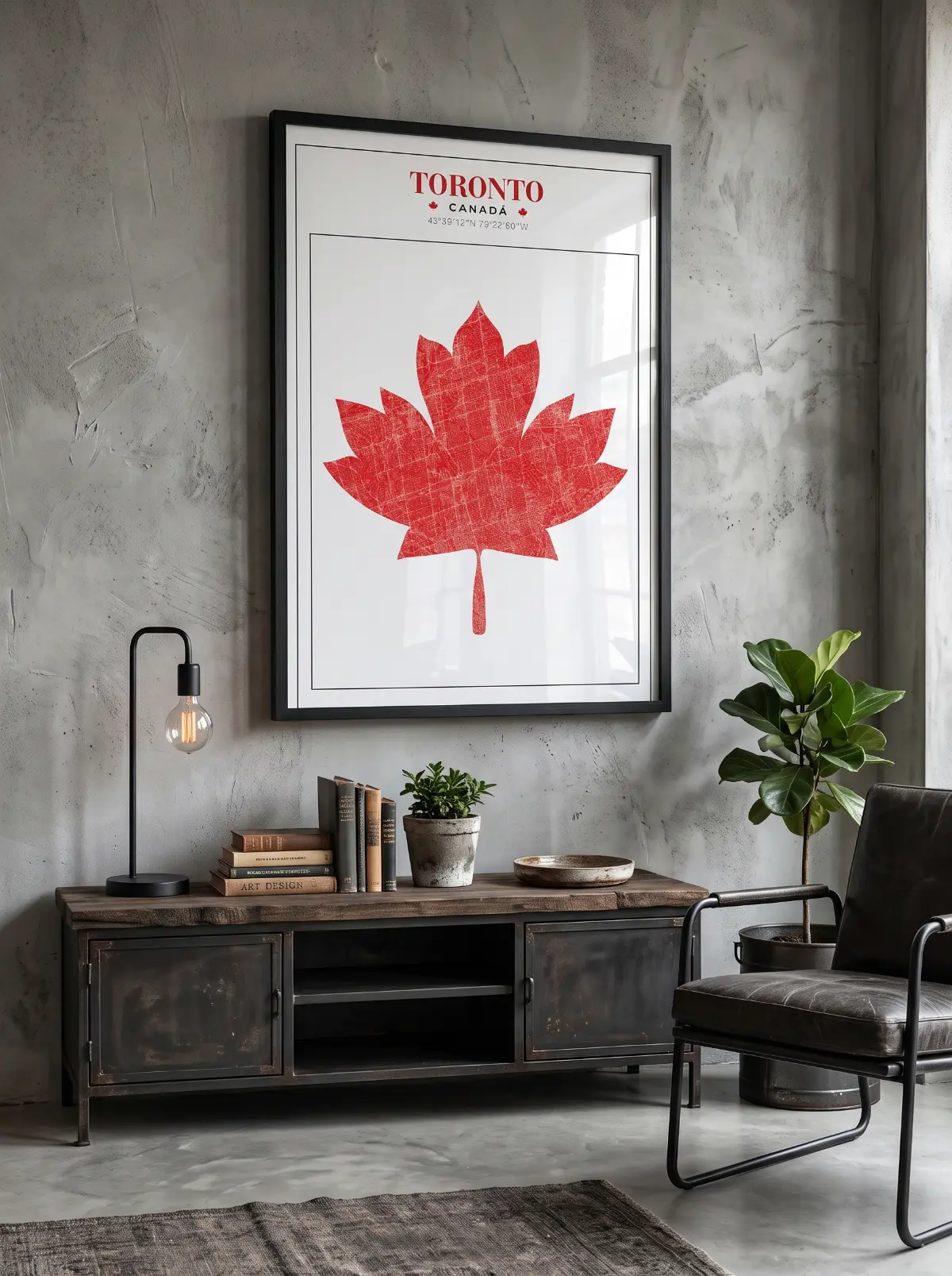 Póster mapa Toronto