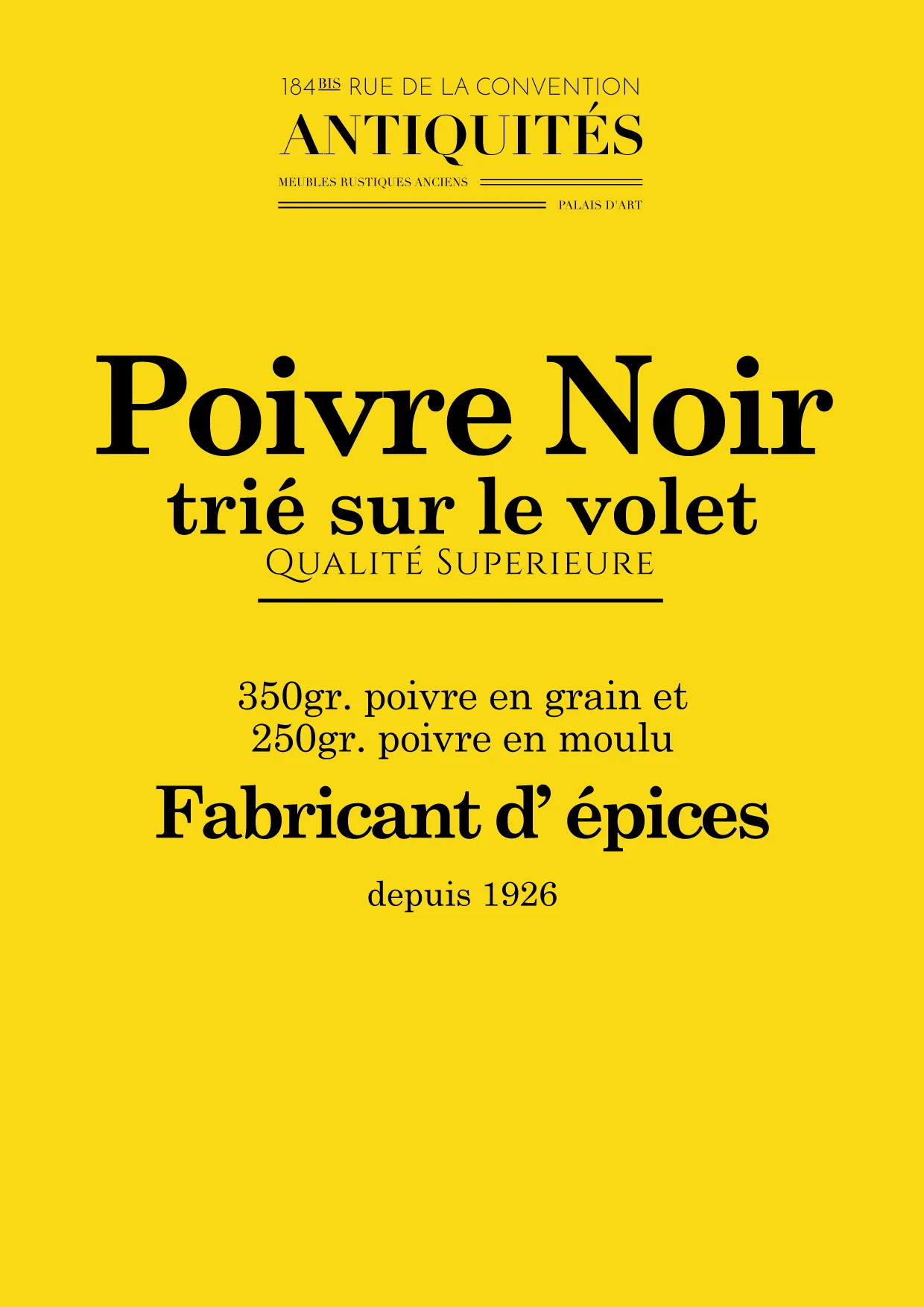 Poivre Noir
