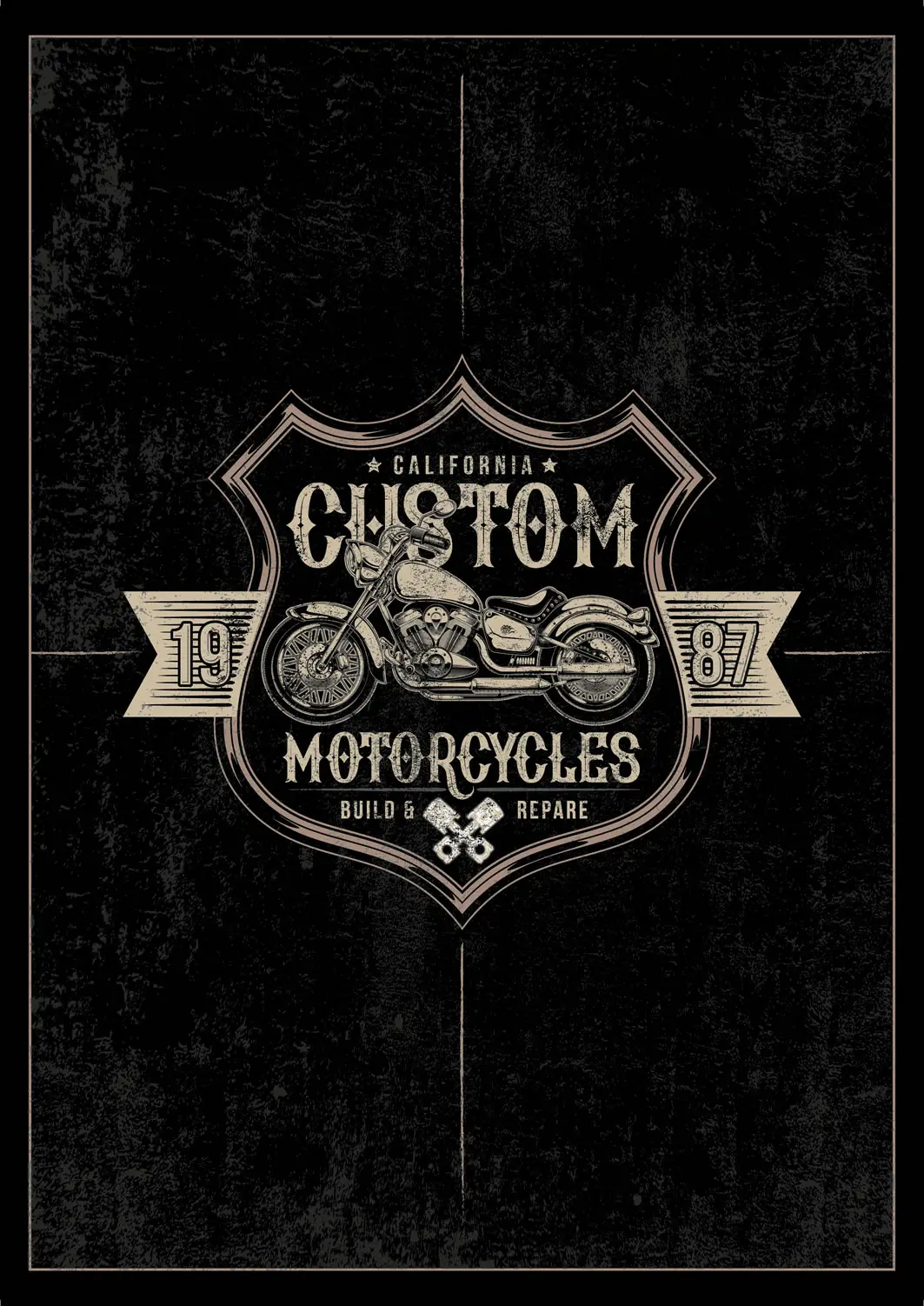 Custom Motorcycle Dorado