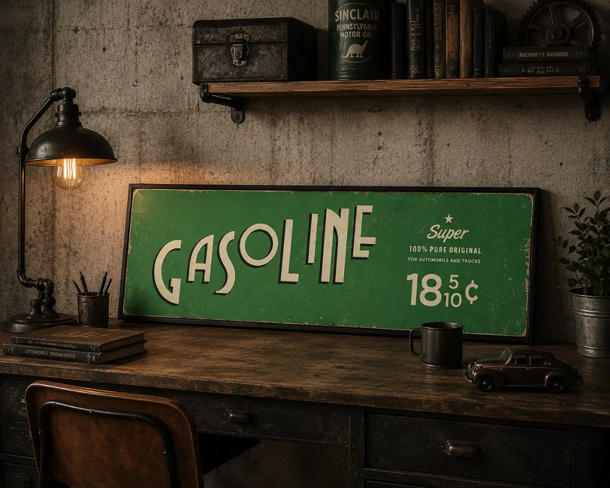Gasoline verde 44×12