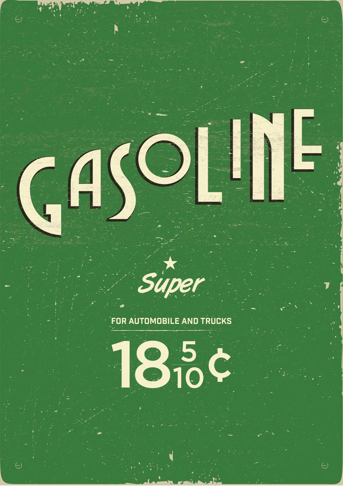 Gasoline verde A4