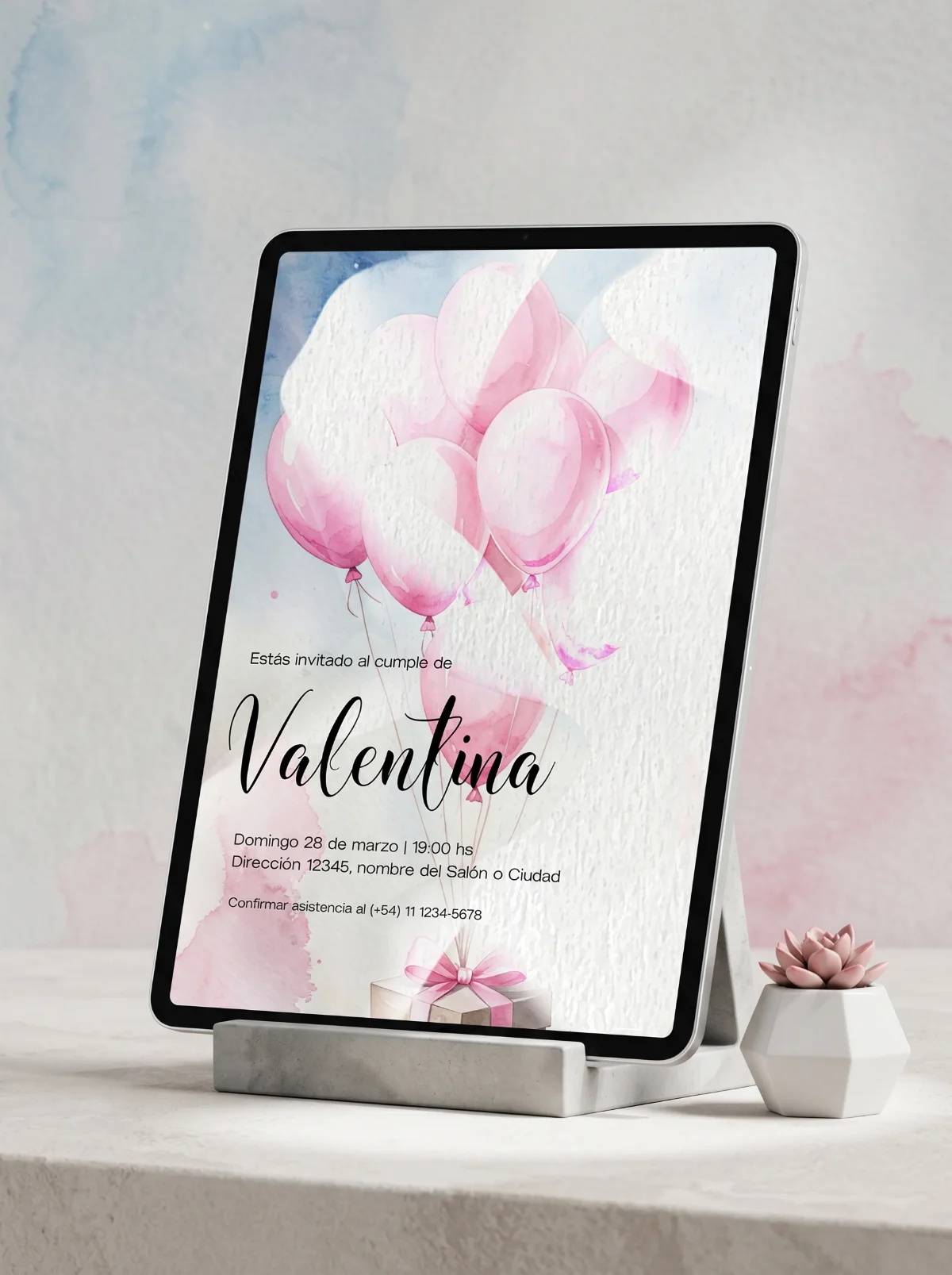 Invitación – Globos