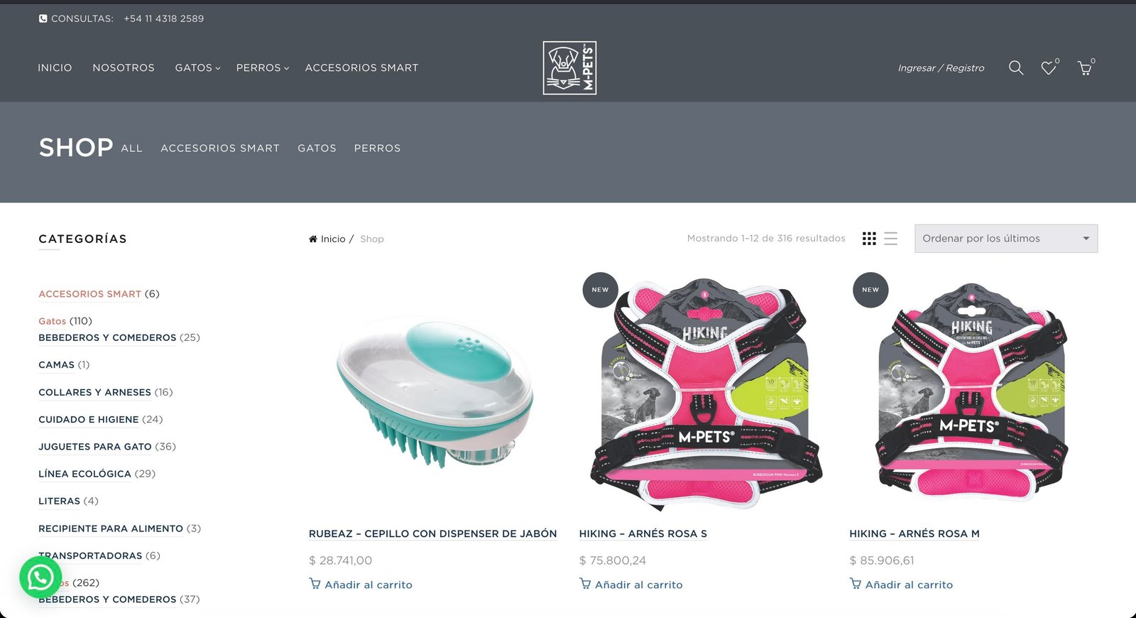 Tienda MPETS