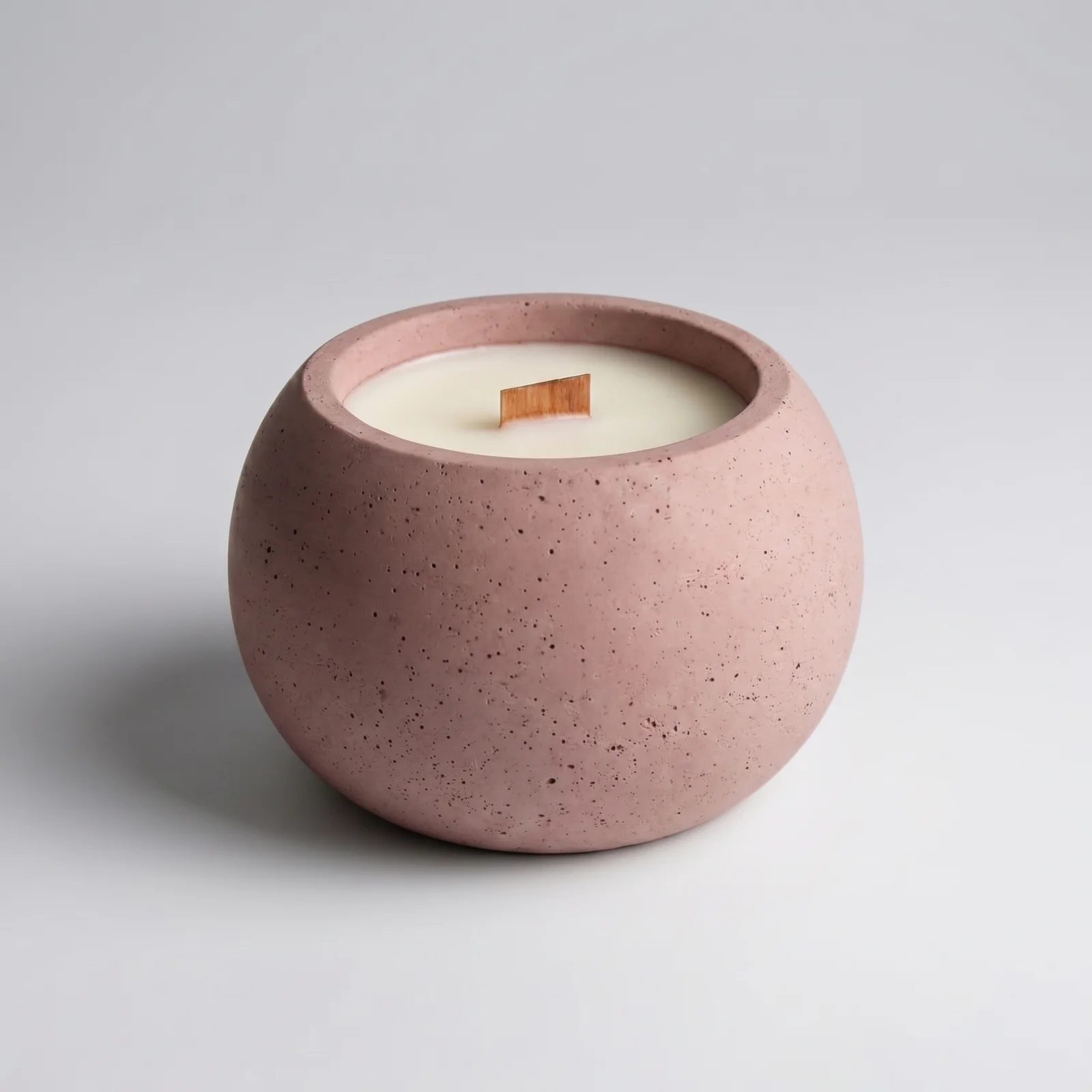 Maceta redonda de cemento – 8,4 cm