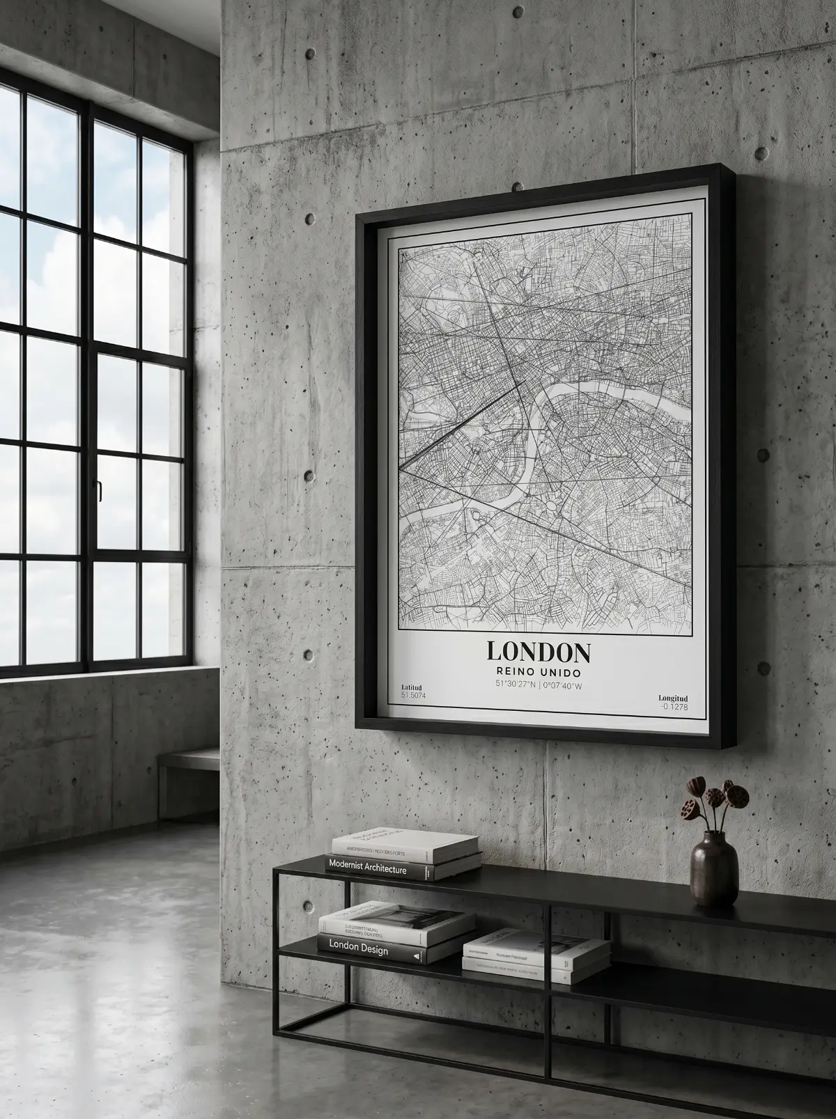 Póster mapa London