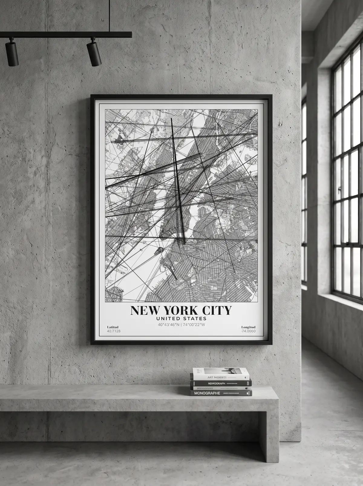 Póster mapa New York City