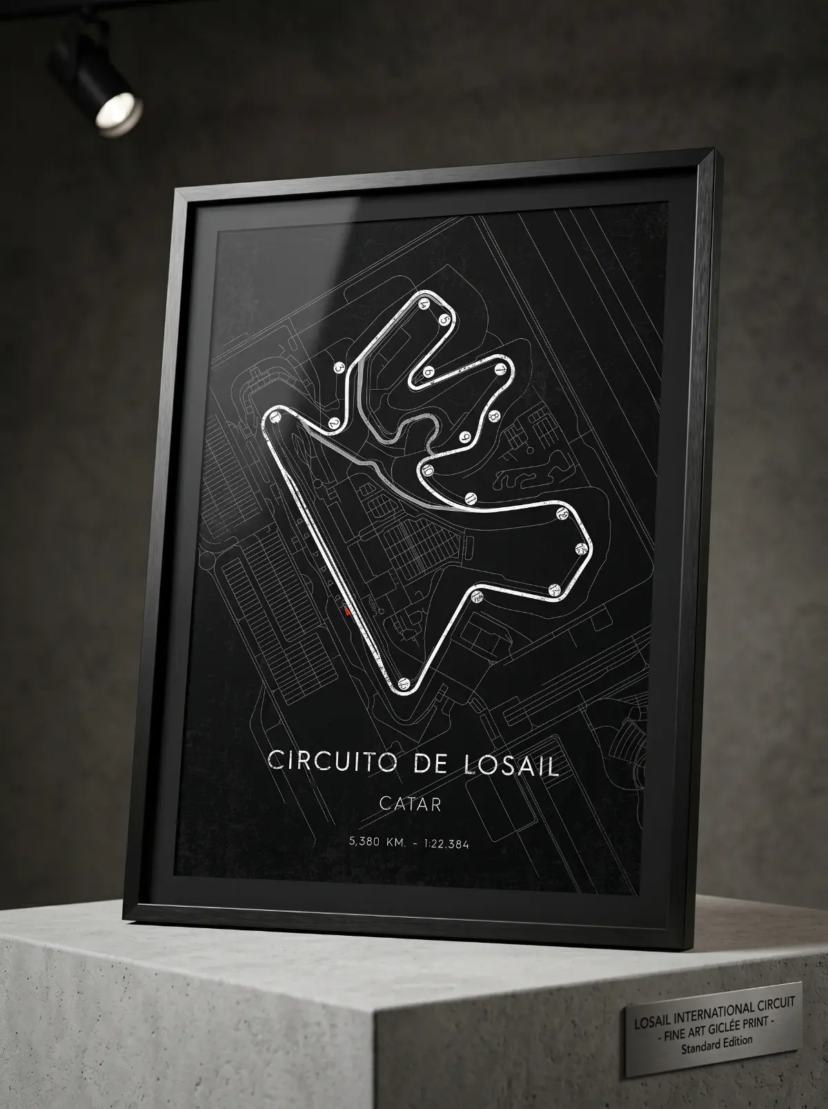 Mapa circuito carrera Catar