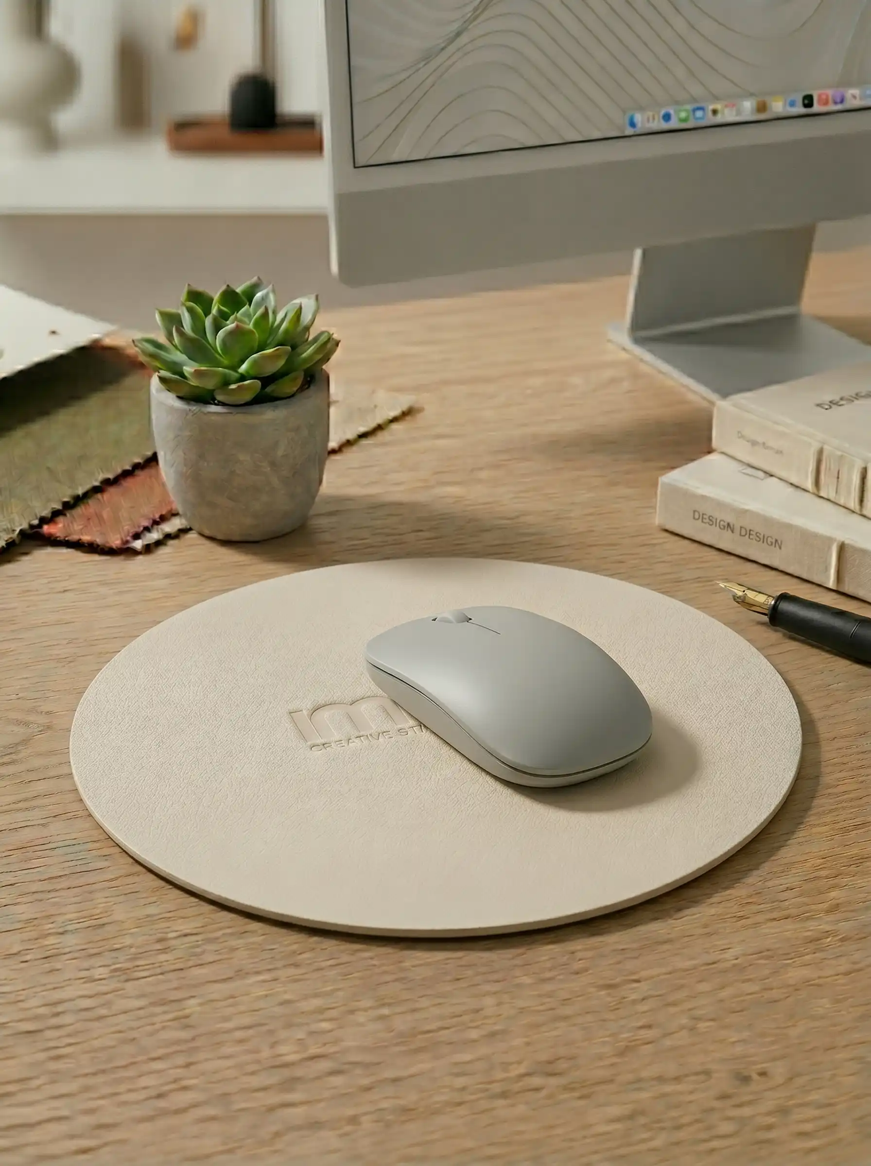 Mousepad Circular Crudo