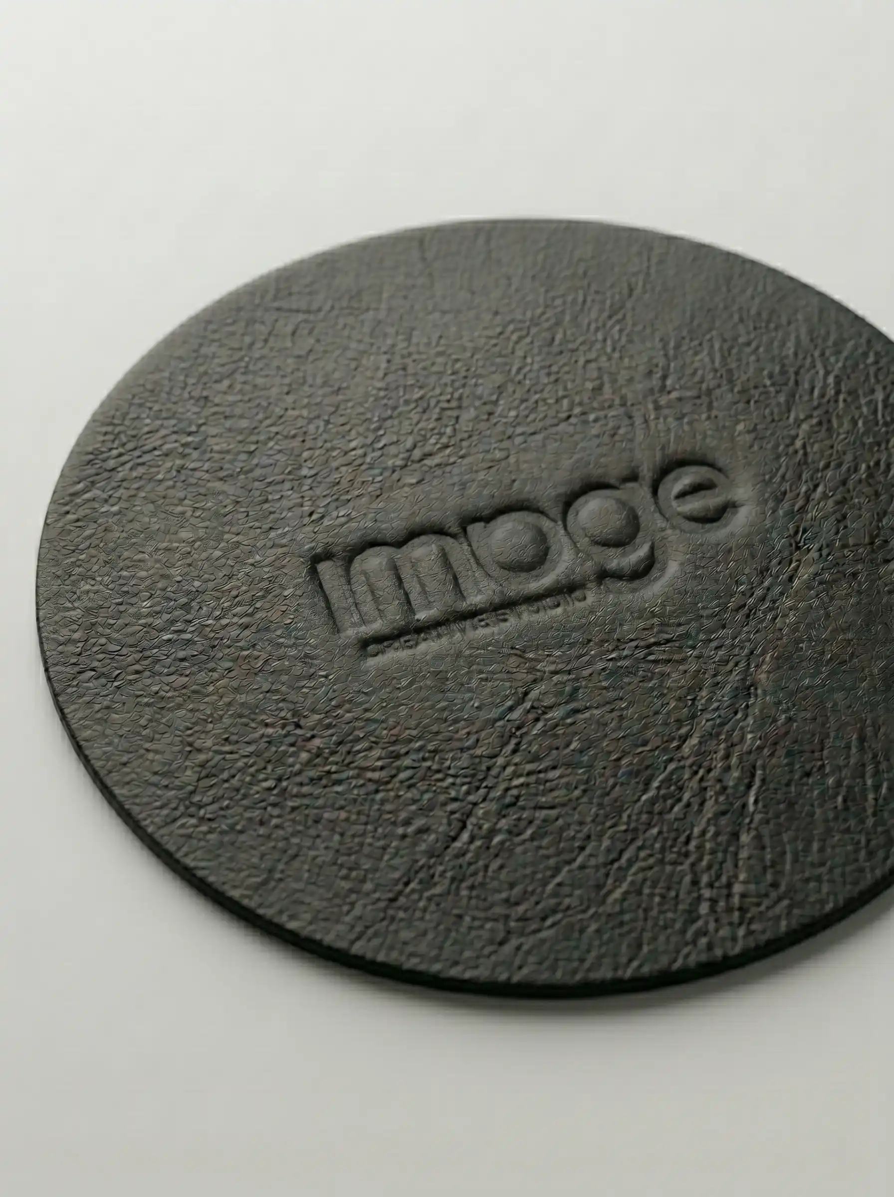 Mousepad Circular Gris Oscuro