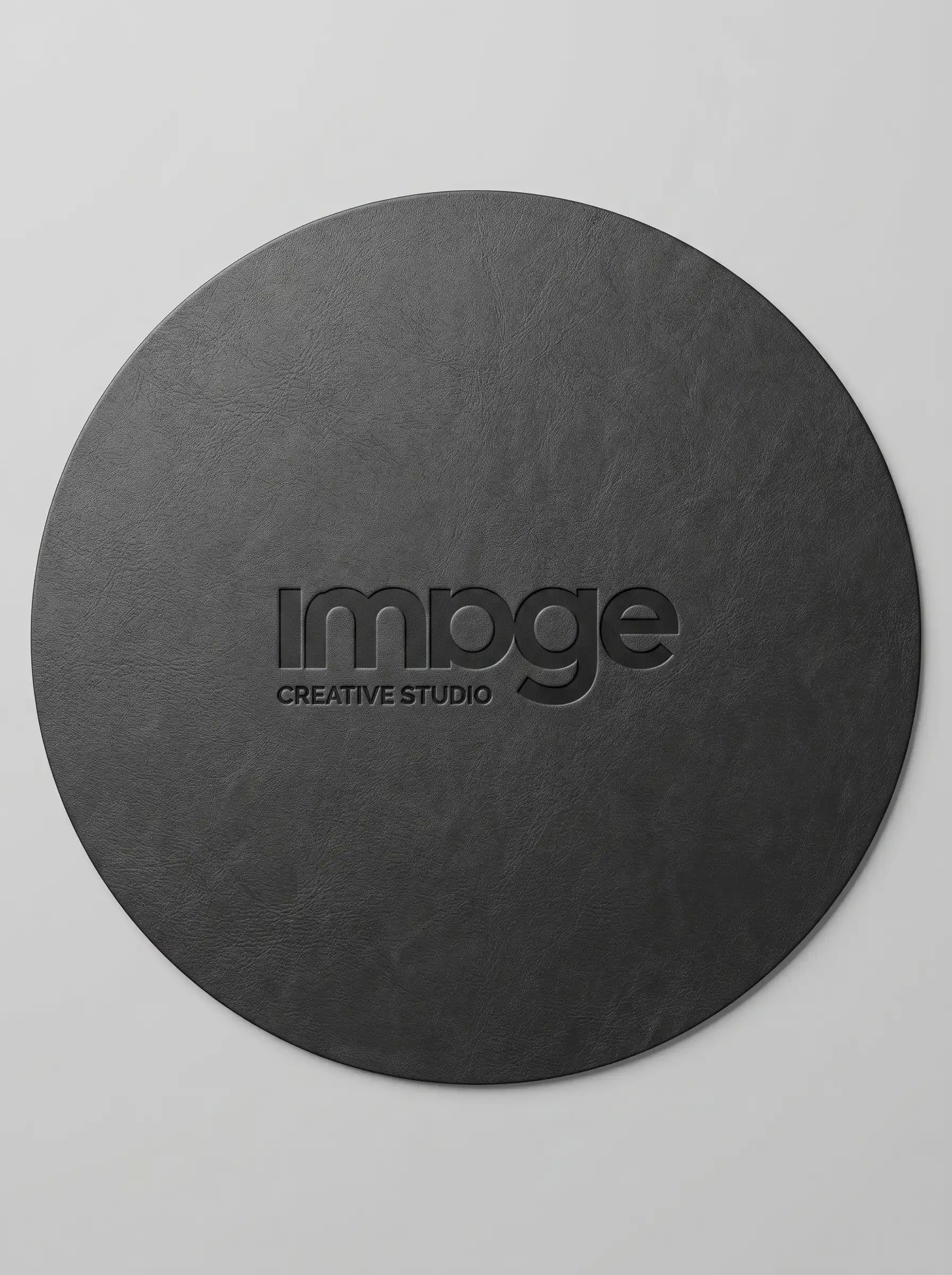 Mousepad Circular Negro