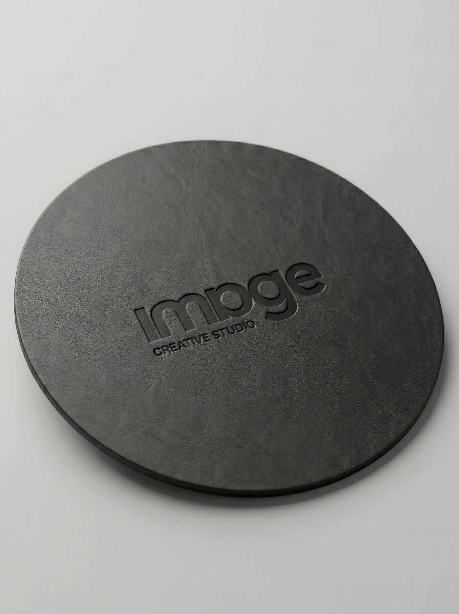Mousepad Circular Negro