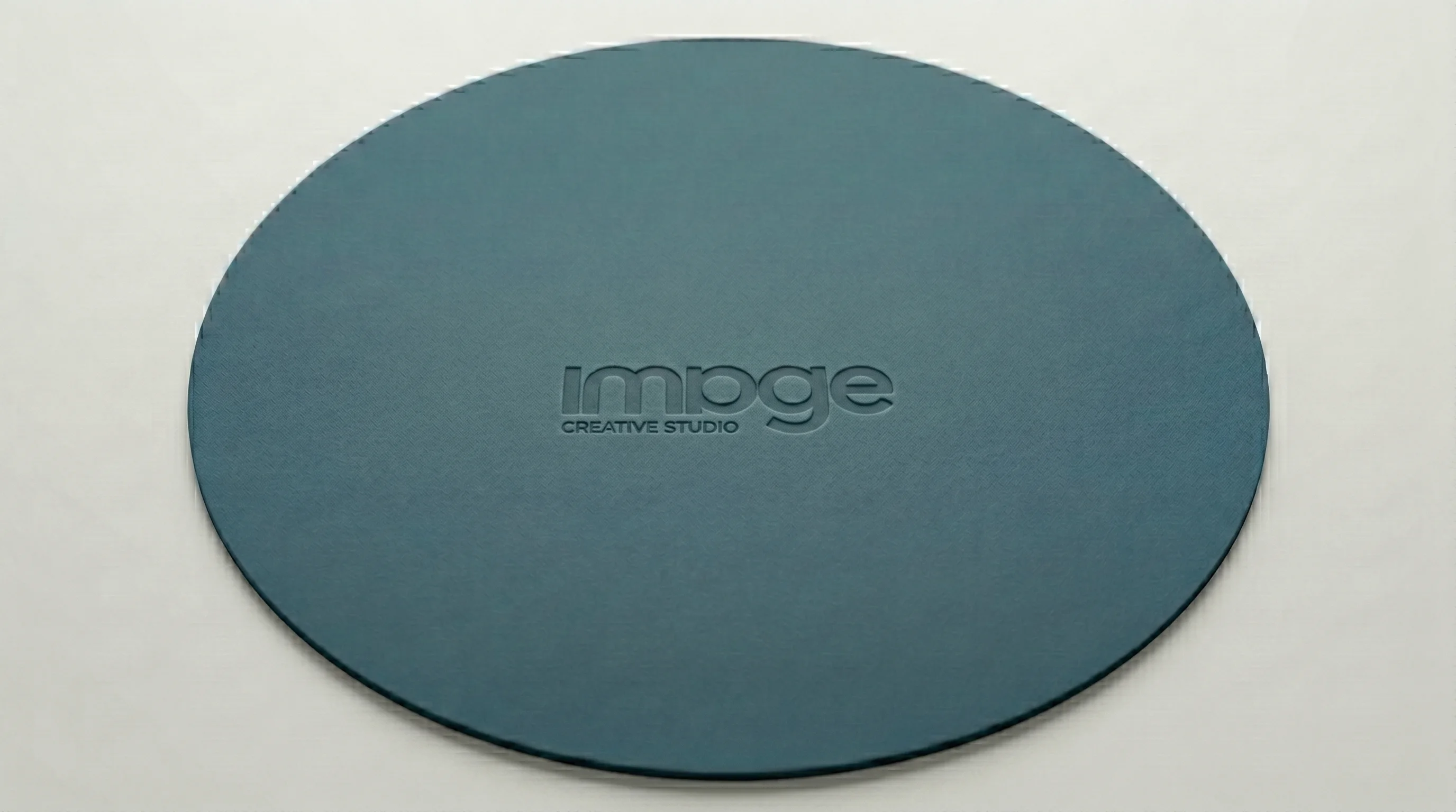 Mousepad Circular Verde Inglés