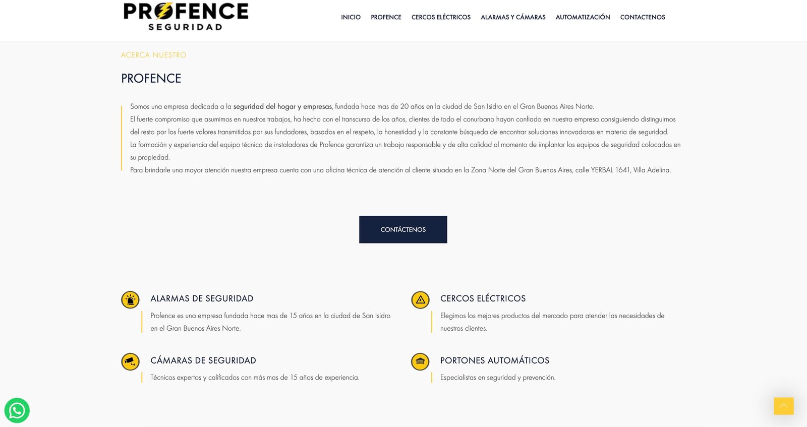 PROFENCE Seguridad