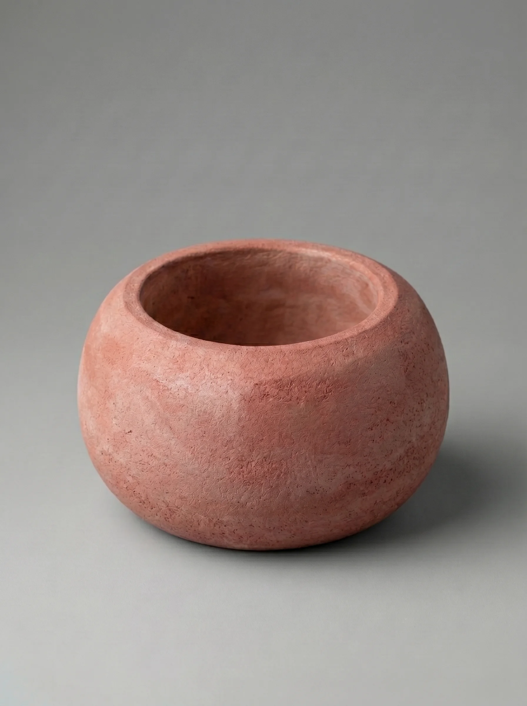 Maceta redonda de cemento – 8,4 cm