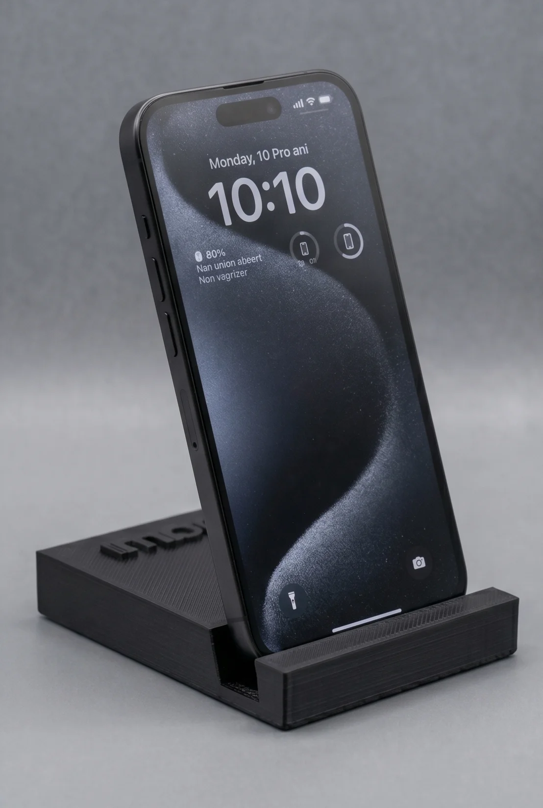 Soporte de celular negro